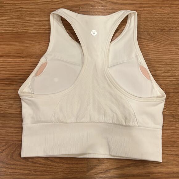 Lululemon Ebb to Train Bra In White - Picture 4 of 8